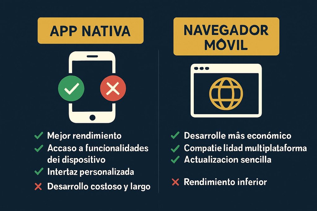 App nativa vs navegador móvil en casinos online España