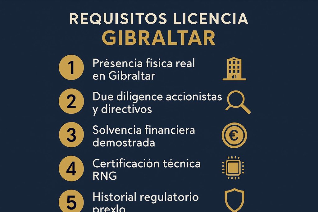 Requisitos para obtener licencia de casino en Gibraltar GGC