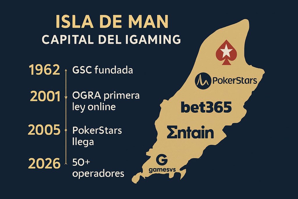 Historia de la Isla de Man como capital del iGaming y la GSC